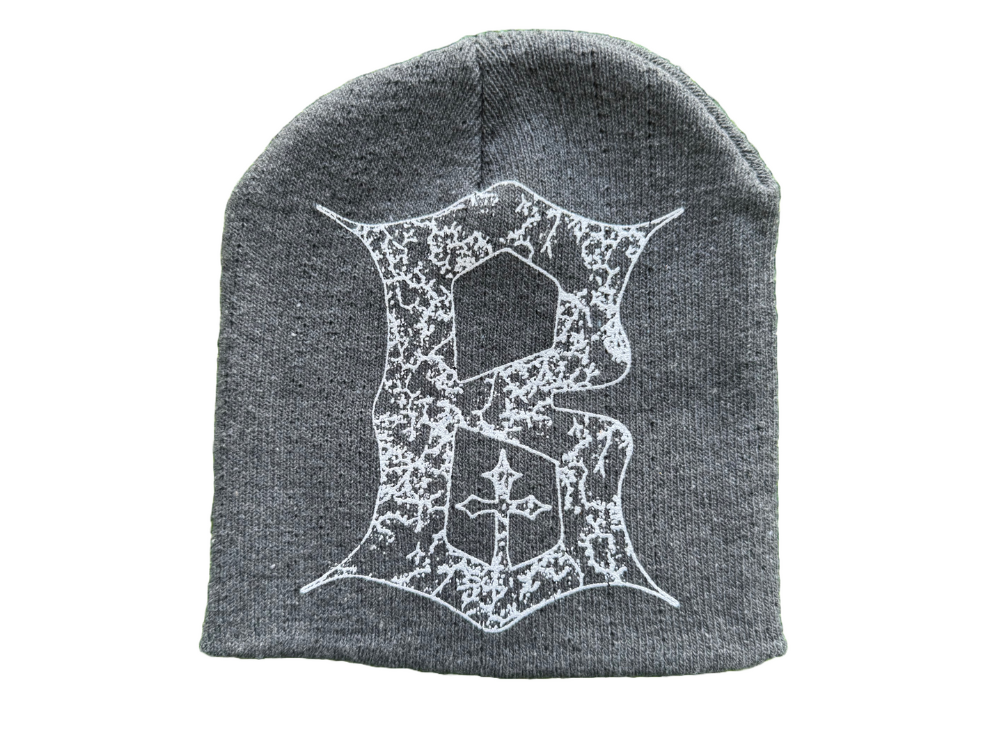 8lessed Gray Logo Beanie